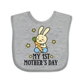 thumbnail image 1 of Inktastic My 1st Mothers Day Boys Boys Baby Bib, 1 of 4