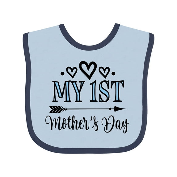 Inktastic My 1st Mothers Day Girls Baby Bib