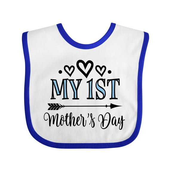 Inktastic My 1st Mothers Day Girls Baby Bib