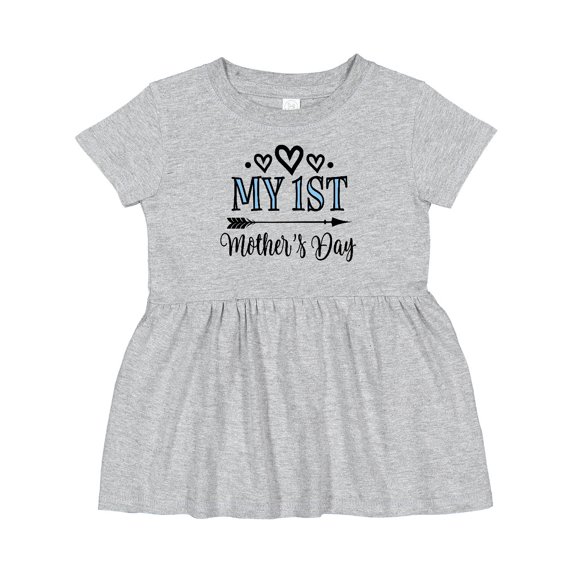 Inktastic My 1st Mothers Day Girls Baby Dress