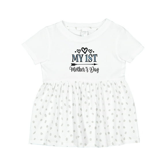 Inktastic My 1st Mothers Day Girls Baby Dress