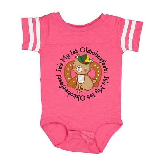 Inktastic My 1st Oktoberfest Baby Bear Boys or Girls Baby Bodysuit