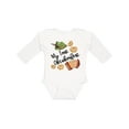 thumbnail image 1 of Inktastic My 1st Oktoberfest Green Hat Accordion and Pretzels Boys or Girls Long Sleeve Baby Bodysuit, 1 of 5