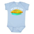 thumbnail image 1 of Inktastic My 1st Pi Day Blue Green Pie Pan Pun Boys or Girls Baby Bodysuit, 1 of 5