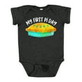 thumbnail image 1 of Inktastic My 1st Pi Day Blue Green Pie Pan Pun Boys or Girls Baby Bodysuit, 1 of 5