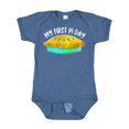 thumbnail image 1 of Inktastic My 1st Pi Day Blue Green Pie Pan Pun Boys or Girls Baby Bodysuit, 1 of 5