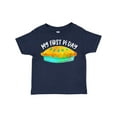 thumbnail image 1 of Inktastic My 1st Pi Day Blue Green Pie Pan Pun Boys or Girls Toddler T-Shirt, 1 of 5