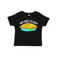 thumbnail image 1 of Inktastic My 1st Pi Day Blue Green Pie Pan Pun Boys or Girls Toddler T-Shirt, 1 of 5