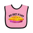 thumbnail image 1 of Inktastic My 1st Pi Day Pink Pie Pan Pun Boys or Girls Baby Bib, 1 of 4