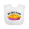 thumbnail image 1 of Inktastic My 1st Pi Day Pink Pie Pan Pun Boys or Girls Baby Bib, 1 of 4