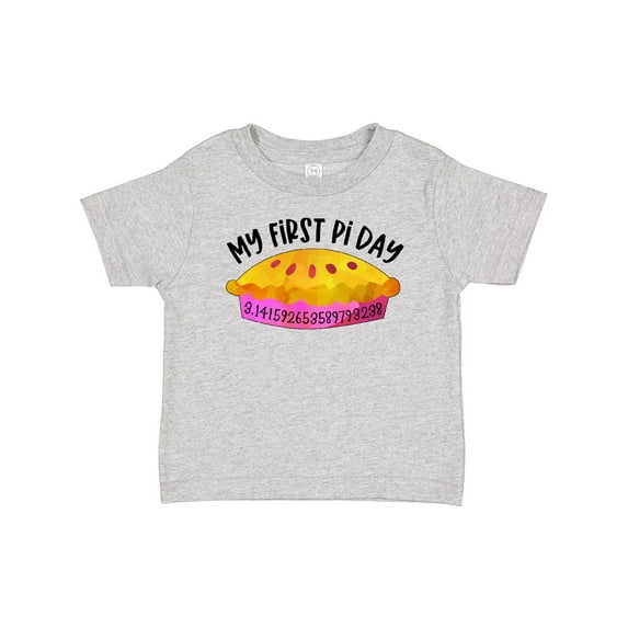 Inktastic My 1st Pi Day Pink Pie Pan Pun Boys or Girls Baby T-Shirt
