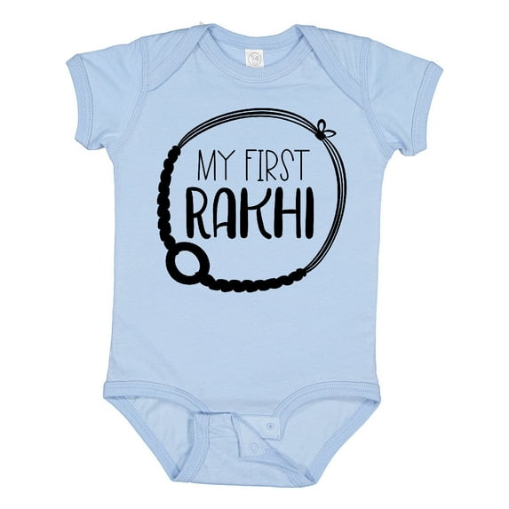 Inktastic My 1st Rakhi Bracelet, Raksha Bandhan Boys or Girls Baby Bodysuit