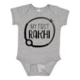 thumbnail image 1 of Inktastic My 1st Rakhi Bracelet, Raksha Bandhan Boys or Girls Baby Bodysuit, 1 of 5