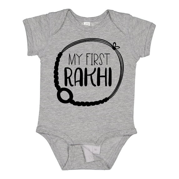 Inktastic My 1st Rakhi Bracelet, Raksha Bandhan Boys or Girls Baby Bodysuit