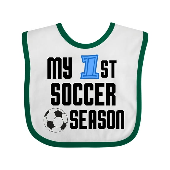 Inktastic My 1st Soccer Season Boys Baby Bib