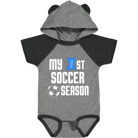 Inktastic My 1st Soccer Season Boys Baby Bodysuit