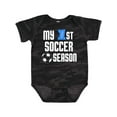 thumbnail image 1 of Inktastic My 1st Soccer Season Boys Baby Bodysuit, 1 of 5