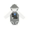 thumbnail image 1 of Inktastic My 1st Soccer Season Boys Long Sleeve Baby Bodysuit, 1 of 5