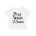 thumbnail image 1 of Inktastic My 1st Soccer Season Girls Toddler T-Shirt, 1 of 5