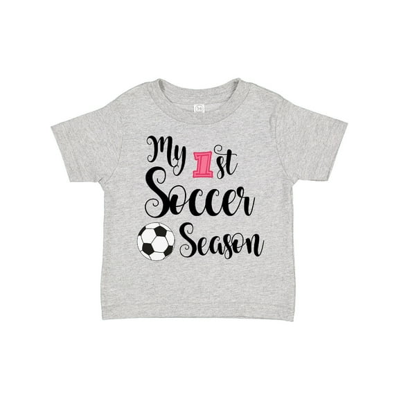 Inktastic My 1st Soccer Season Girls Toddler T-Shirt
