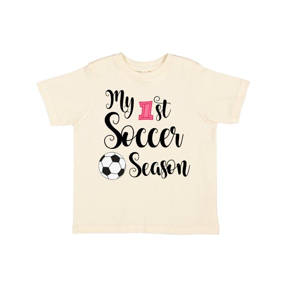 Inktastic My 1st Soccer Season Girls Toddler T-Shirt