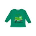 thumbnail image 1 of Inktastic My 1st St. Patrick's Day Green Fire Truck with Clovers Boys or Girls Long Sleeve Toddler T-Shirt, 1 of 5