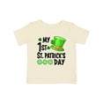 thumbnail image 1 of Inktastic My 1st St. Patrick's Day Green Top Hat and Clovers Boys or Girls Baby T-Shirt, 1 of 5