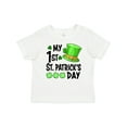 thumbnail image 1 of Inktastic My 1st St. Patrick's Day Green Top Hat and Clovers Boys or Girls Baby T-Shirt, 1 of 5