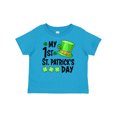 thumbnail image 1 of Inktastic My 1st St. Patrick's Day Green Top Hat and Clovers Boys or Girls Baby T-Shirt, 1 of 5
