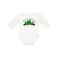 thumbnail image 1 of Inktastic My 1st St. Patrick's Day with Plaid Shamrocks Boys or Girls Long Sleeve Baby Bodysuit, 1 of 5