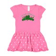 thumbnail image 1 of Inktastic My 1st St. Patrick's Day with Plaid Shamrocks Gift Baby Girl Dress, 1 of 4