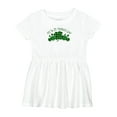 thumbnail image 1 of Inktastic My 1st St. Patrick's Day with Plaid Shamrocks Girls Baby Dress, 1 of 5