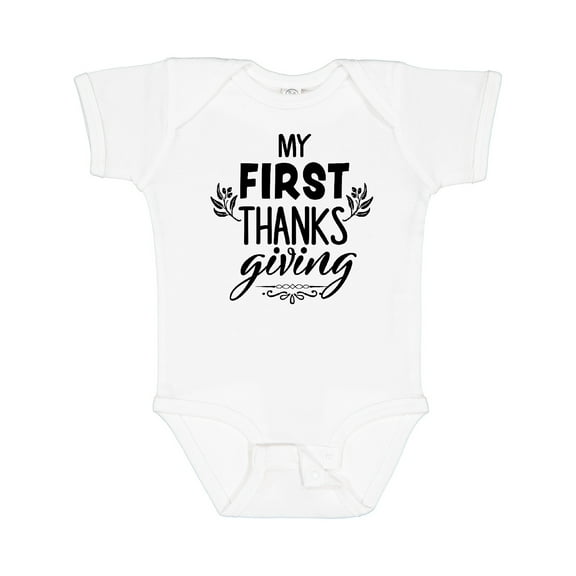 Inktastic My 1st Thanksgiving Boys or Girls Baby Bodysuit