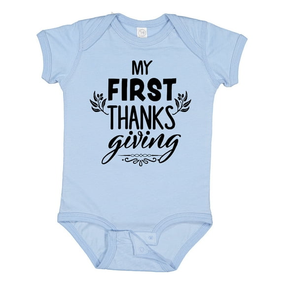 Inktastic My 1st Thanksgiving Boys or Girls Baby Bodysuit