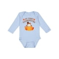 thumbnail image 1 of Inktastic My 1st Thanksgiving Cute Owl in Pumpkin Boys or Girls Long Sleeve Baby Bodysuit, 1 of 5