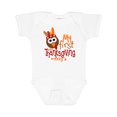 thumbnail image 1 of Inktastic My 1st Thanksgiving Cute Turkey with Feathers Boys or Girls Baby Bodysuit, 1 of 5