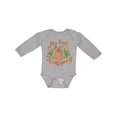thumbnail image 1 of Inktastic My 1st Thanksgiving Pumpkin Vegetables in Orange and Green Boys or Girls Long Sleeve Baby Bodysuit, 1 of 5