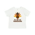 thumbnail image 1 of Inktastic My 1st Thanksgiving Turkey Boys or Girls Baby T-Shirt, 1 of 5