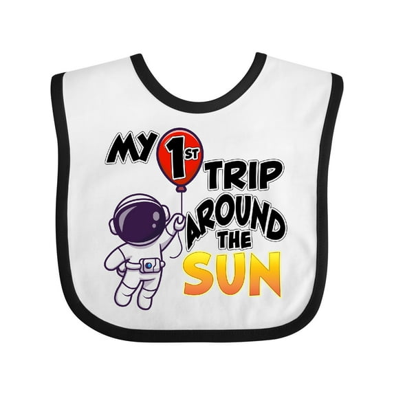 Inktastic My 1st Trip Around the Sun Boys or Girls Baby Bib