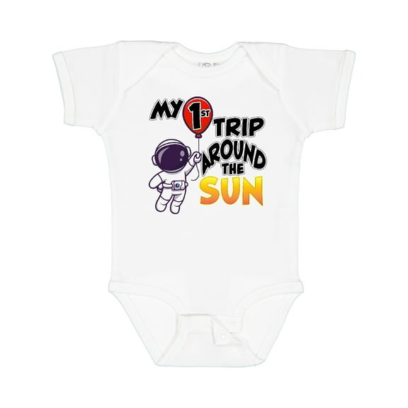 Inktastic My 1st Trip Around the Sun Boys or Girls Baby Bodysuit