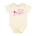 thumbnail image 1 of Inktastic My 1st Valentine's Day with Elephant Girls Baby Bodysuit, 1 of 5