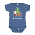thumbnail image 1 of Inktastic My 2nd Christmas with Santa Reindeer and Tree Boys or Girls Baby Bodysuit, 1 of 5