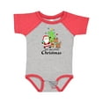 thumbnail image 1 of Inktastic My 2nd Christmas with Santa Reindeer and Tree Boys or Girls Baby Bodysuit, 1 of 5