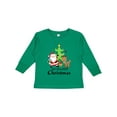 thumbnail image 1 of Inktastic My 2nd Christmas with Santa Reindeer and Tree Boys or Girls Long Sleeve Toddler T-Shirt, 1 of 5