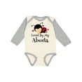 thumbnail image 1 of Inktastic My Abuela Loves Me Ladybug Boys or Girls Long Sleeve Baby Bodysuit, 1 of 5