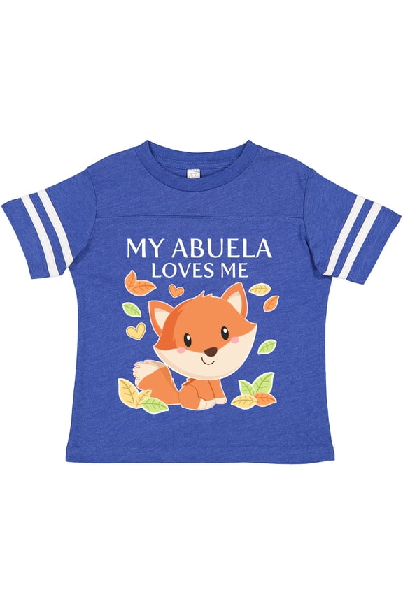 My Abuela Loves Me- little fox Boys or Girls Toddler T-Shirt