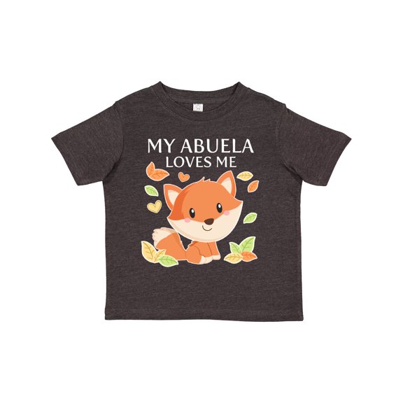 Inktastic My Abuela Loves Me- little fox Boys or Girls Toddler T-Shirt