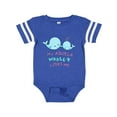 thumbnail image 1 of Inktastic My Abuela Whale-y Loves Me Boys or Girls Baby Bodysuit, 1 of 5