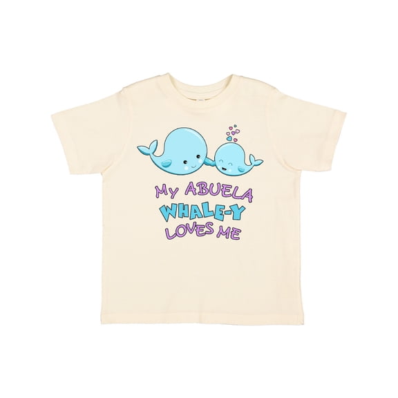 Inktastic My Abuela Whale-y Loves Me Boys or Girls Toddler T-Shirt