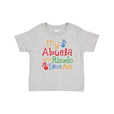 Inktastic My Abuela and Abuelo Love Me Boys or Girls Baby T-Shirt